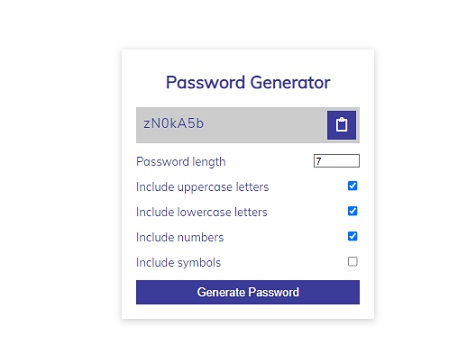 Password Generator